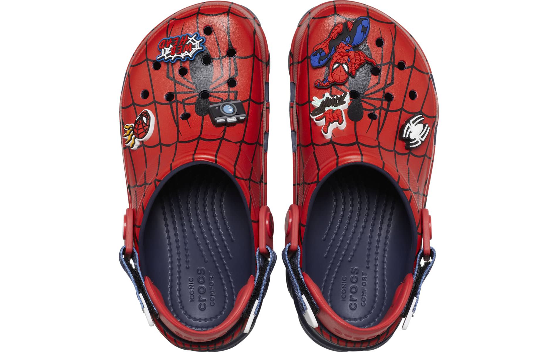 Crocs Kids' Spider-Man All-Terrain Clogs, Navy, J1