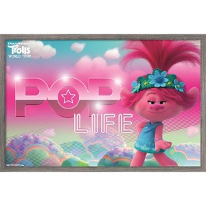 Trends International DreamWorks Trolls 2 - Pop Life Framed Wall Poster Prints - 1 of 4