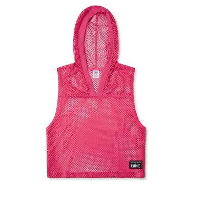 BIKE Athletic Hooded Sleeveless Practice Jersey Hot Pink L/XL