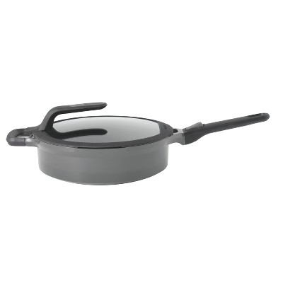 BergHOFF GEM 11" Stay-Cool Covered Sauté Pan, Grey, 4.9 Qt