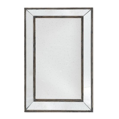 Rectangular Decorative Wall Mirror Brown - A&B Home