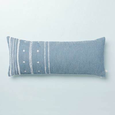 Photo 1 of Dotted Stripe Throw Pillow with Zipper - Hearth & Hand with Magnolia