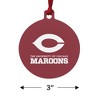 University of Chicago Maroons Logo Aluminum Holiday Christmas Tree Ornament - 3 of 4