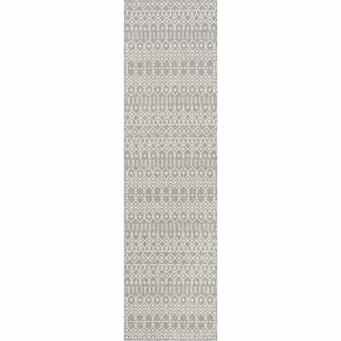 Well Woven Nors Light Grey Indoor / Outdoor Flat Weave Pile Nordic ...