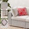 ELJGET 7 Piece Patio Furniture Set Outdoor Wicker Conversation Sets All Weather PE Rattan Sectional Sofa Set with Cushions & Coffee Table - 4 of 4