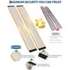 Aluminum Shed Ramps 2PCS, Lightweight Loading Ramps with Anti-Slip Rubber Pads for Motorcycle, Tractor, Trucks, Lawn Mower - 3 of 4