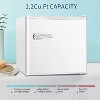 1.2 Cu.Ft Compact Upright Freezer, Single-Door Mini Freezer with Removable Shelves, Freestanding Freezer for Home, Dorm, Apartment - 4 of 4