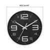 Unique Bargains Decorative Quartz Battery Operated Silent Non-Ticking Wall Clocks 8" - 2 of 4