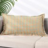 Unique Bargains Retro Decorative Invisible Zipper Plaid Throw Pillow Covers With Pattern 1 Pc - 2 of 4