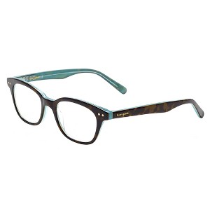 Kate Spade KS Rebecca TA2 Womens Oval Reading Glasses Aqua Tortoise 49mm - 1 of 3
