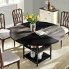 NicBex 47.24" Round Dining Table Modern Center Table with Wood Tabletop for Living Room & Office - 2 of 4