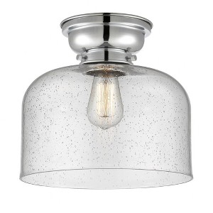 Bell - 1 Light Flush Mount In Industrial Style-9.4 Inches Tall and 12 Inches Wide - 1 of 1
