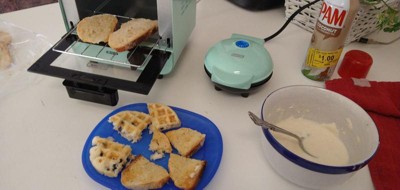 Dash Mini Waffle Bowl Maker - Aqua : Target