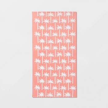 Palm Tree Printed Beach Towel - Sun Squad™