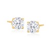 Ross-Simons 6.00 ct. t.w. CZ Jewelry Set: 3 Pairs Of Stud Earrings in 18kt Gold Over Sterling - 4 of 4