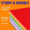Strictly Briks Classic Stackable Baseplates, For Building Bricks, Bases for Tables, Mats, Vibrant Colors, 12 Pack, 10x10 Inches - 2 of 4