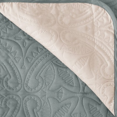 Mirage Gray Quilted Reversible Chair Furniture Protector