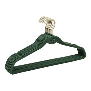 Trio Home 20PK Heavy Duty Velvet Hangers with Cascade Hook, 360 Degree Rotatable Hook - 1 of 3