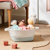 Square Coiled Rope Bin with Color Band - Cloud Island™ - 2 of 3