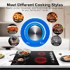 30 Inch cooktop,9 Heating Level Burner,Double power control ,Hot Surface Indicator,Touch Control,Scratch-resistant vitro ceramic glass - 2 of 4