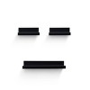Syemin Decorative Wall Shelf Floating Shelves Wall Mounted Wood Shelves Hanging Shelf Storage Decor Floating Shelves Wall, White, 2.36"*5.91"*1.97" - 3 of 4