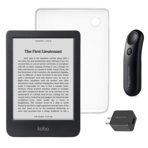 Kobo Clara BW eReader with SleepCover & Black Page Turner Remote Bundle - 1 of 4