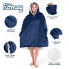The Bare Homey - Adult Wearable Blanket - Fleece Side Pockets - 3 of 4