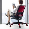 VEVOR Office Chair Base Replacement, 28", 2500 lbs Static Load, Heavy Duty Universal Computer Desk Chair Stool Base Part, Black + Red - 2 of 4