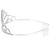 Blue Panda Silver Rhinestone Crystal Tiara Headband Princess Crown for Bridal Wedding - image 2 of 4