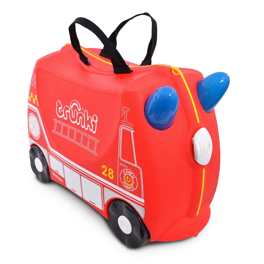 Trunki Kids' Ride-On Hardside Carry On Suitcase - Frank Fire Engine