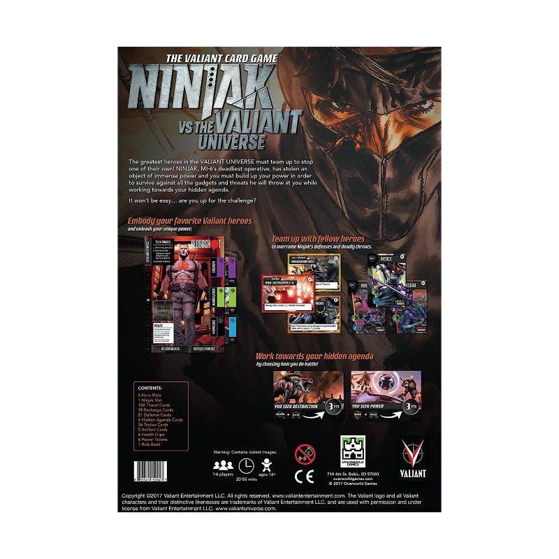 Valiant Card Game - Ninjak vs. The Valiant Universe Board Game, 2 of 4