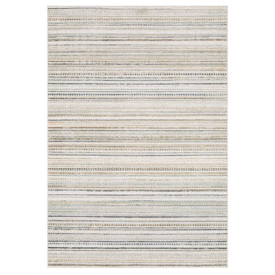 Oriental Weavers Cavett CAV10 Beige- Multi Indoor Area Rug - 2 ft7 inches x 7 ft9 inches