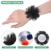 Unique Bargains Mesh Fabric Full Chiffon Flowers for DIY 12 Pcs - 2 of 4