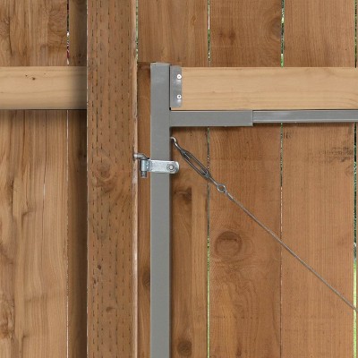 Adjust-A-Gate Steel Frame Anti Sag Gate Building Kit, 36 to 72 Inches Wide Opening Up To 6 Feet High Fence