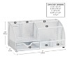 Mind Reader Desktop Organizer, File Storage, Accessory Storage, Workspace, Office, Metal Mesh, 11"L x 5.5"W x 5.25"H - 3 of 4