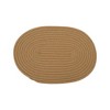Unique Bargains Trivet Oval Rope Coaster Cotton Non-Woven Fabric 12.6"x8.66"x0.31" - 3 of 3