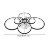YIYIBYUS LED Ceiling Light with Remote Control, Flush Mount Ceiling Light for Living Room Bedroom - 4 of 4