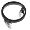 Monoprice Flat Cat6 Ethernet Patch Cable - 3 Feet - Black, Snagless RJ45, Flat, 550MHz, UTP, Pure Bare Copper Wire, 30AWG - Flexboot Series - 4 of 4