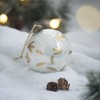 Whisen D3.9" Christmas Ball Ornaments, Glass Decorative Hanging Ball Christmas Tree Ornaments, Set of 6 - 4 of 4