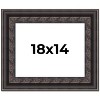 PosterPalooza | 3.5" Wide Ornate Black Picture Frame - UV Acrylic, Backing Board, Hanging Hardware Included - 2 of 4