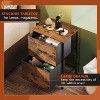Nightstand with 2 Drawers, Bedside Furniture for Bedroom, College Dorm, End Table with Fabric Bins, Dormitory - 2 of 4