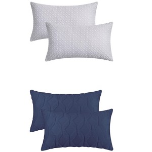 REGALWOVEN 4 Pcs Geometric Pattern Throw Pillowcases for Sofa, Living Room - 1 of 4