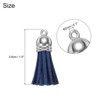 Unique Bargains PU Leather Craft Bracelets Jewelry Making Keychain Tassels 200 Pcs - 2 of 4