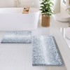 Hearth & Harbor Bathroom Rugs, Machine Washable Chenille Bath Mat for Bathroom - 2 of 4