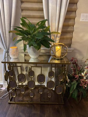 Majaci Console Gold Finish - Signature Design By Ashley : Target