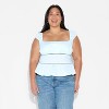 Women's Cap Sleeve Squareneck Peplum Top - WIld Fable™ - 2 of 3