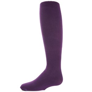 Memoi Girls' Soft Pima Cotton Opaque Tights - 1 of 1