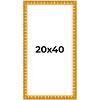 PosterPalooza | 20x40 Bamboo Picture Frame, UV Acrylic, 4 Finishes - Brown, Black, Gold, and Natural - 2 of 4