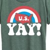 Women's - Instant Message - USA Yay Short Sleeve Graphic T-Shirt - 2 of 4