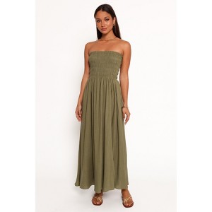 Petal and Pup Linsey Strapless Midi Dress - 1 of 4
